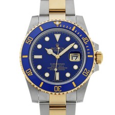 Rolex ROLEX Submariner date 116613GLB blue/diamond WATCH 737336