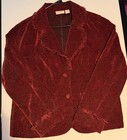 Through The Country Door  Size XL Women's blazer deep Red!! BEAUTIFUL!! — photo 1