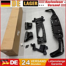 HeckDiffusor + Auspuffblende für Mercedes W213 S213 E63 2020-2023 Glanz Schwarz