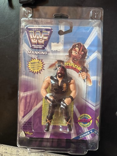 JusToys - WWF Mankind Action Figure MOC, Poseable ...