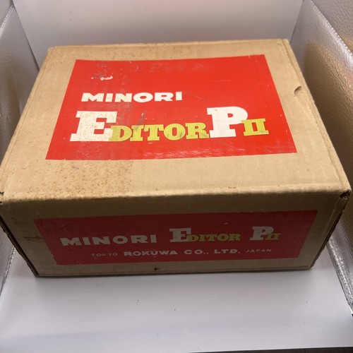 Minori Editor P II – 8mm Film Editor – Great Condition – Metal - Original Box - 第 1/5 張圖片
