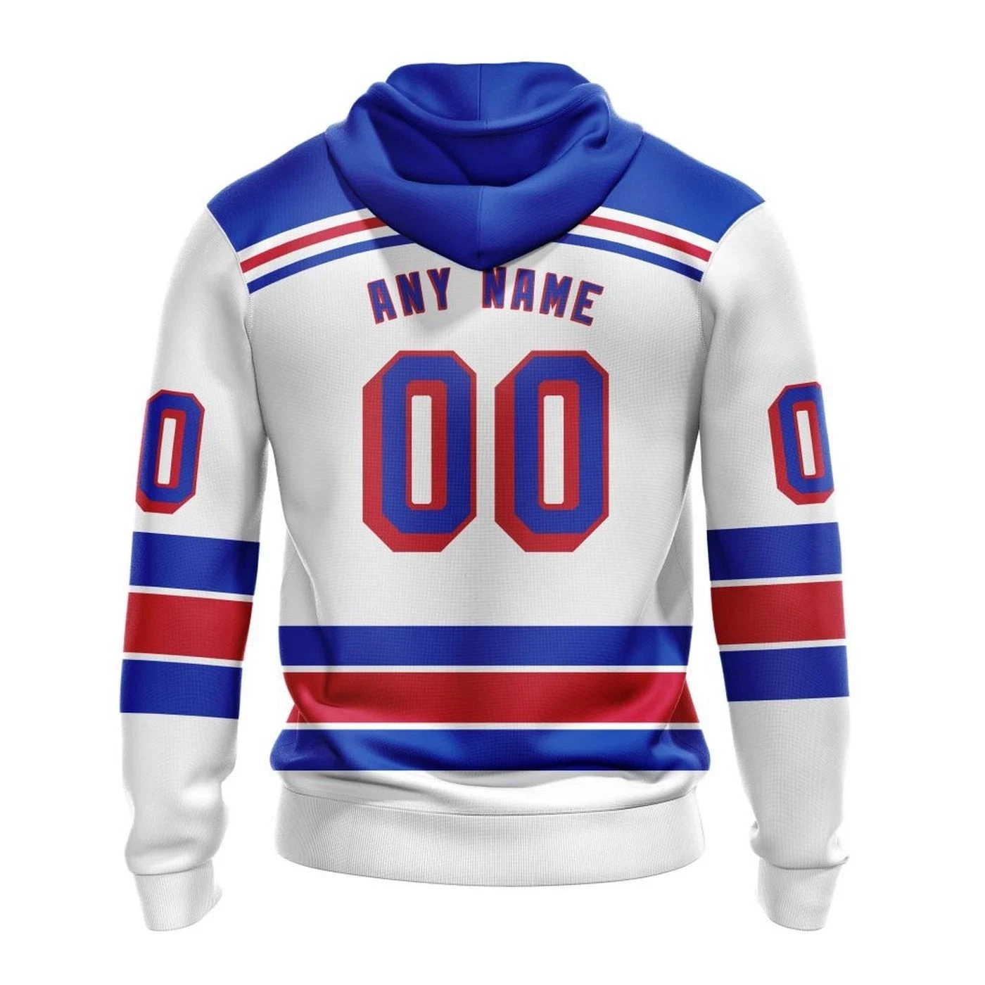 Personalized New York Rangers 100th Anniversary 2026 White Hoodie