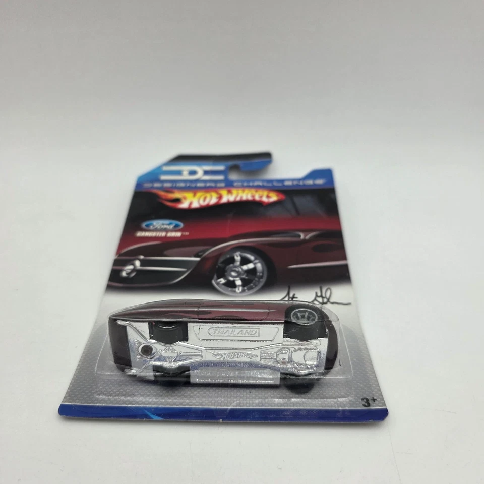 Hot Wheels Designers Challenge Ford Gangster Grin Maroon Diecast Car Collectible - Image 3 of 4