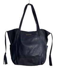 Michael Kors Ashbury Tote Navy Blue Pebbled L...