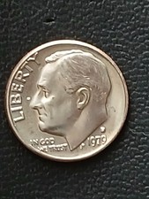 1979 D Dime Error Filled D mint Mark