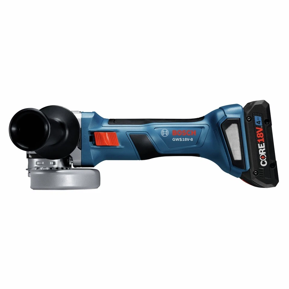 Bosch GWS18V8B15RT 18V 4-1/2 in. Angle Grinder KT (4 Ah) Certified Refurbished - Image 3 of 4
