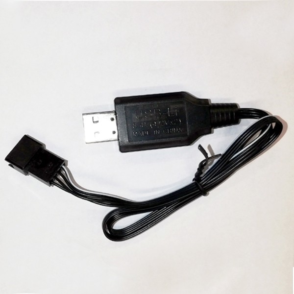 Volantex Vector 28/Tumbler/Claymore 7.4V USB Charger with New Black Plug
