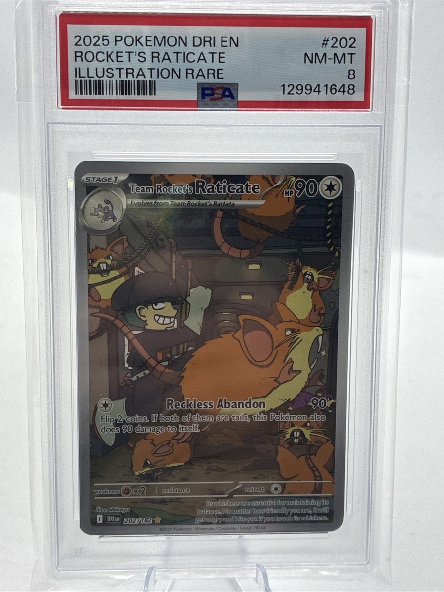 Team Rocket's Raticate 202/182 Sv10: Destined Rivals Holo for sale