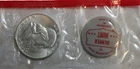 1963 D Franklin Half Dollar Gem BU Sealed in original plastic with Mint Chip