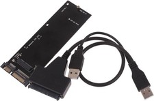 Adapter 2.5"" SATA 6Gb/s 3.0 for 2012 SSD Slot A1466 A1465 A1398 A1425 Black