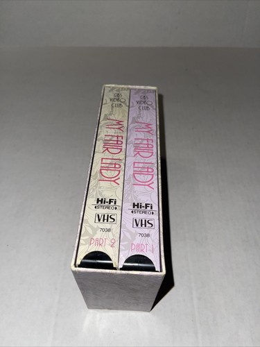 My Fair Lady 25th Anniversary Commemorative Edition CBS Video Club 2 VHS Box Set - Picture 2 of 8
