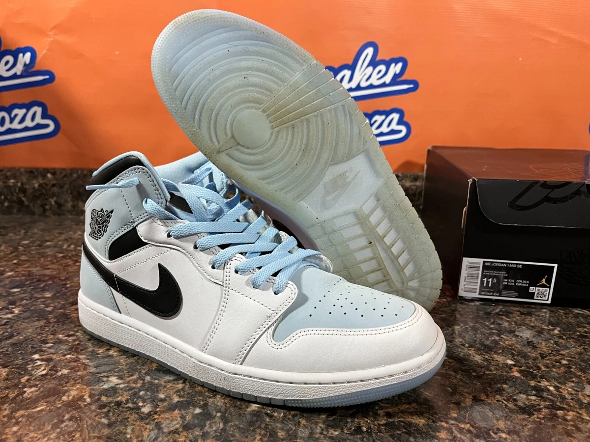 Jordan 1 Mid SE Ice Blue (2023) White / UK 11.5 Sneaker