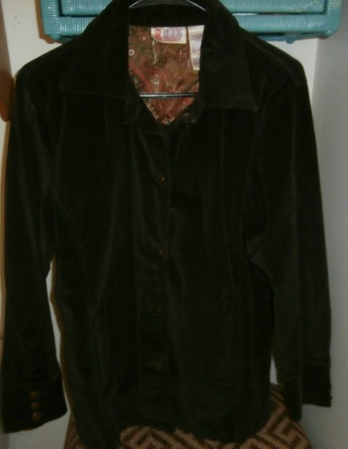 Bill Blass brown corduroy jacket. Size 