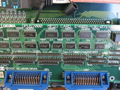 OKUMA CONTROL PANEL MPN7000 E0105-566-103-2 E4809-770-099-B E4809
