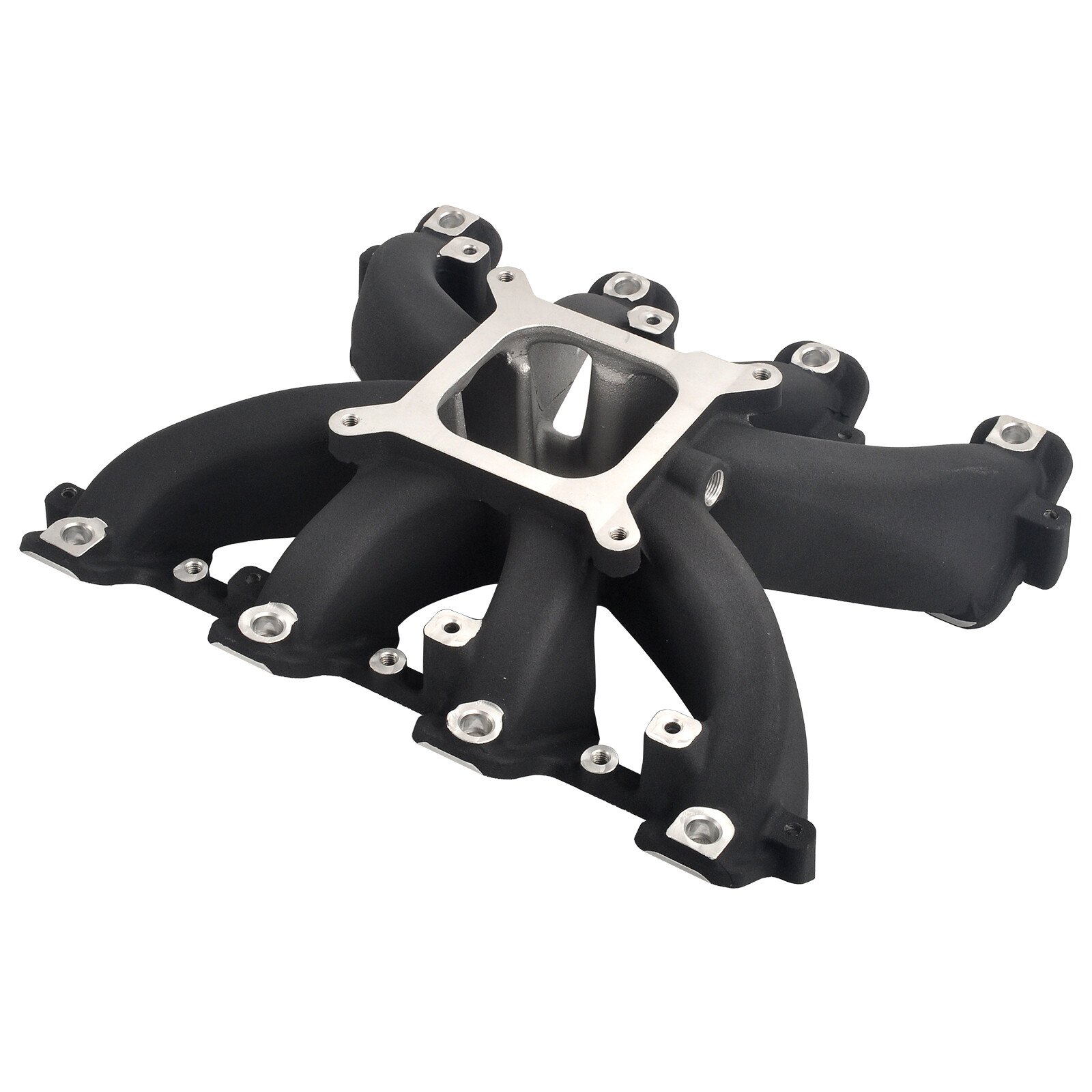 High-Performance Aluminum Intake Manifold for GM LS1 LS2 LS6 V8 350 Black