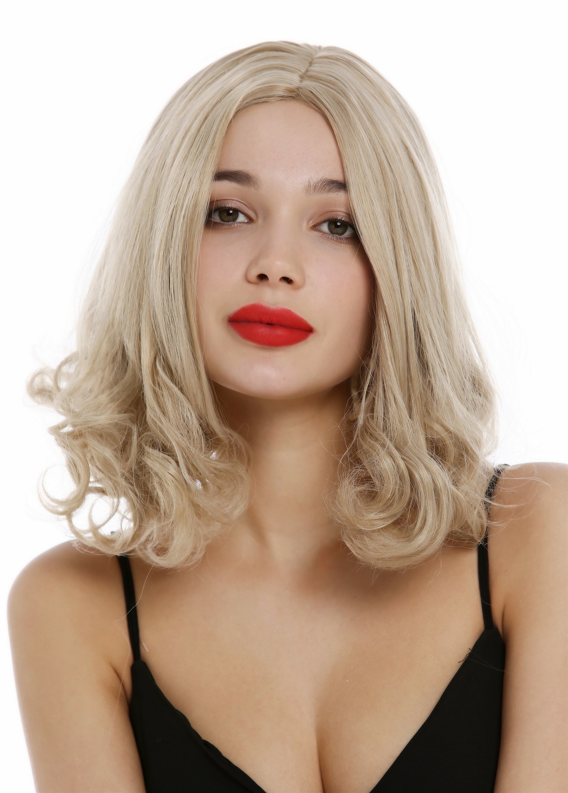 Short Bob Wigs for Ladies - Smooth, Curly, Blonde & Light Blonde Mix Styles