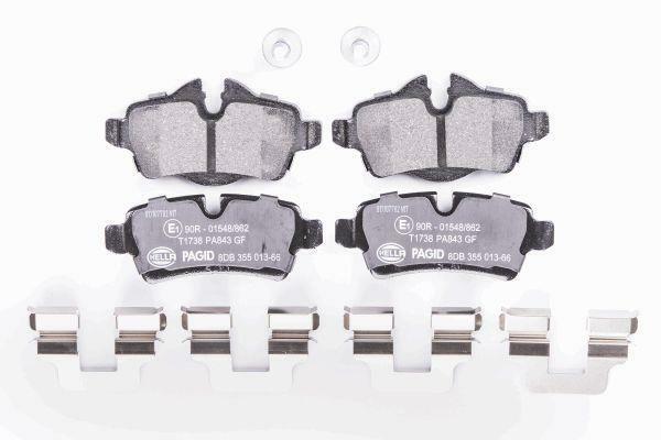 Plaquettes de frein AR HELLA 8DB Mini Cabriolet Clubman Coupe