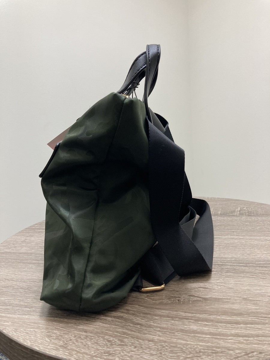 Dream Control Convertible Olive Green Backpack Dream Control OD Green Canvas Backpack. Lined, magnetic  main image 2