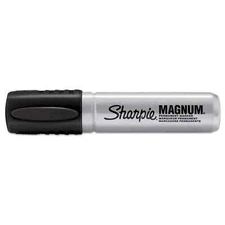 NEW Sharpie Magnum Permanent Marker XL Chisel Tip Black Large 44101