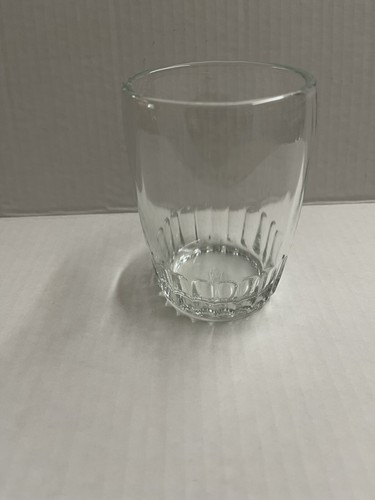 Vintage 7309 Bartlett Collins Glass Clear 4" 8 Oz Water Tumbler SAPULPA OK