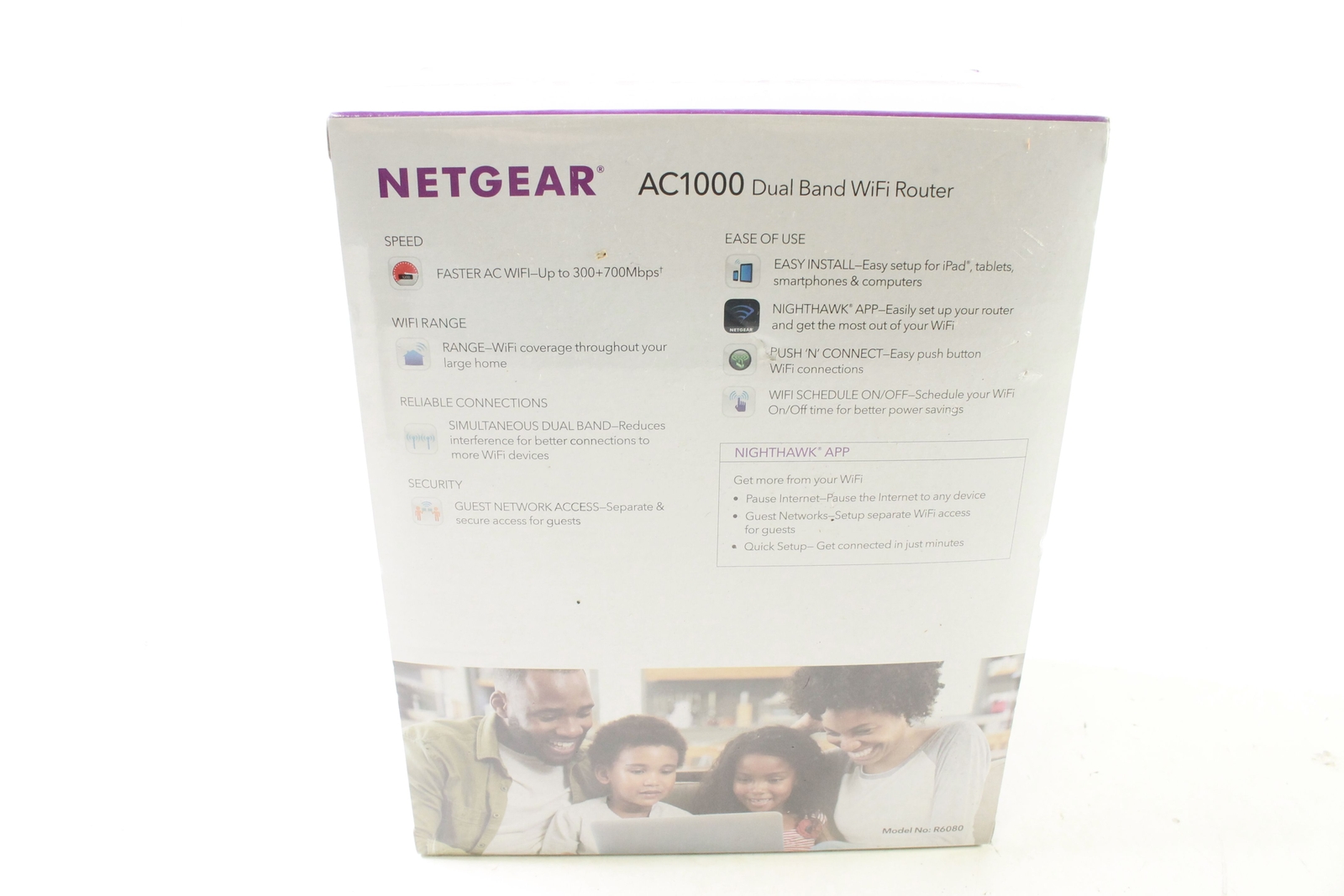 NETGEAR R6080 Dual Band Fast Ethernet Smart WiFi Router (R6080-100NAS ...