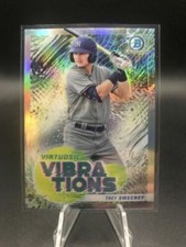 Trey Sweeney 2022 Bowman Baseball Virtuosic Vibrations #VV-3 Yankees