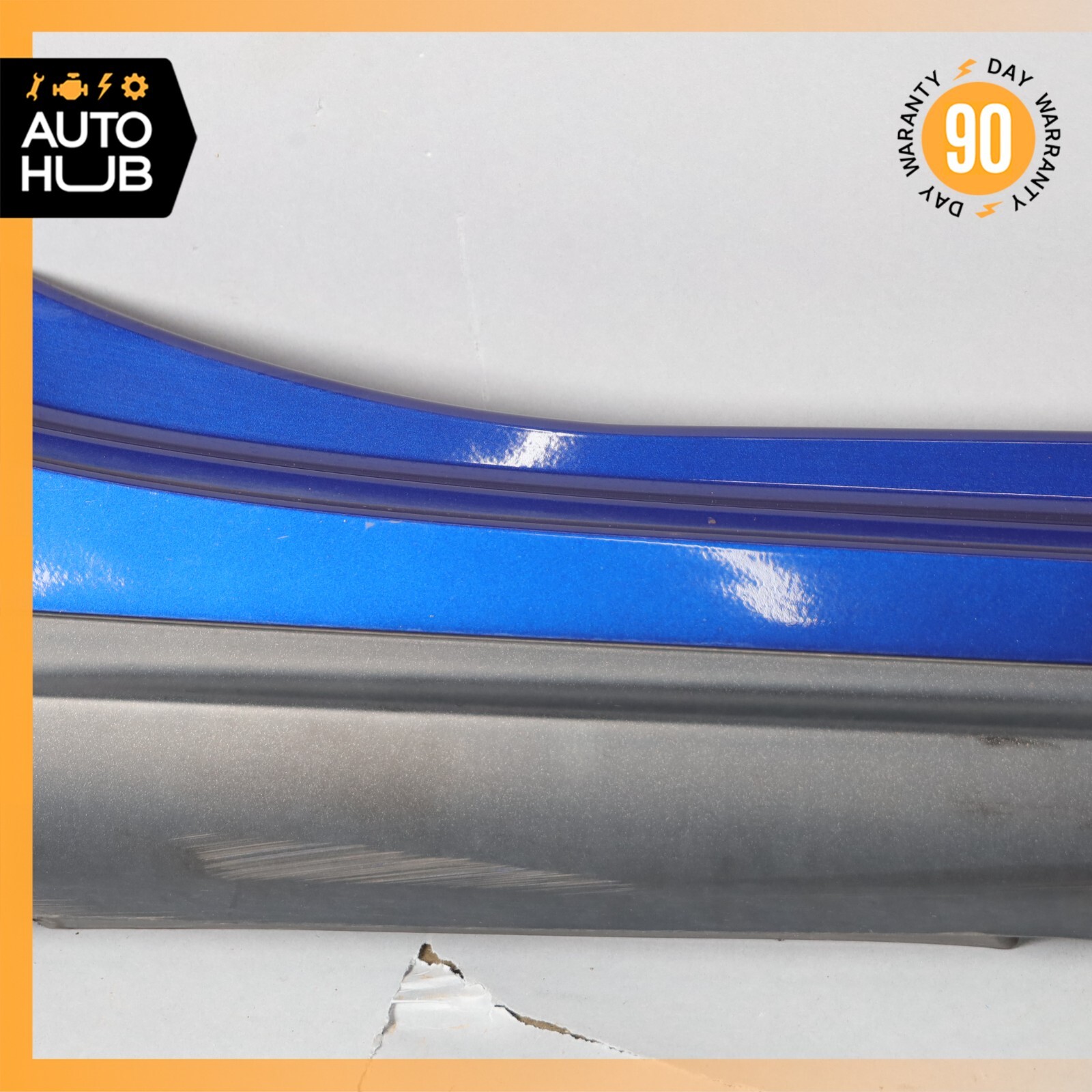 14-22 Maserati Ghibli SQ4 M157 Right Side Rocker Panel Side Skirt Blue OEM 75k
