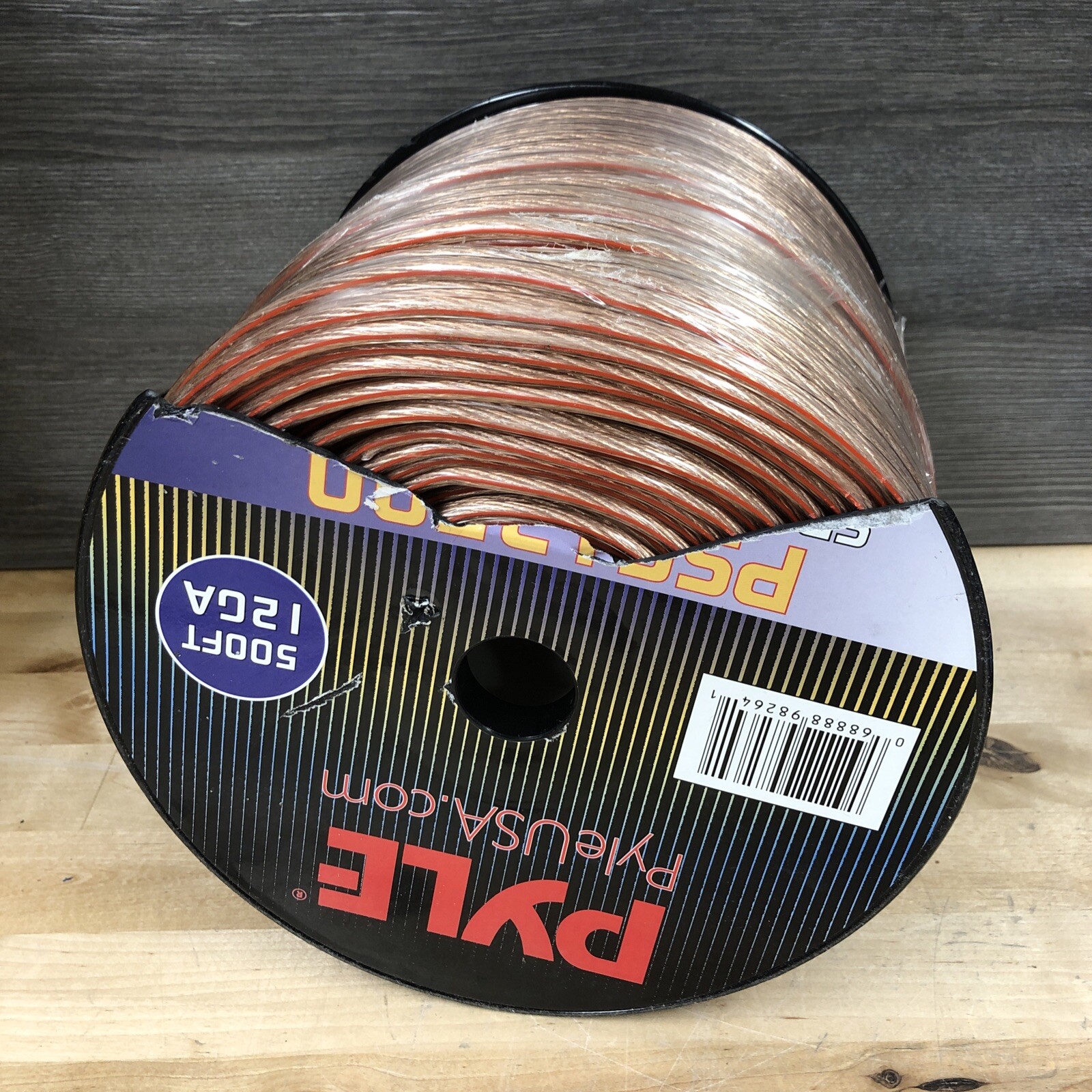 Pyle PSC12500 Speaker Cable Wire 500ft 12GA New