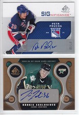 2007-08 UD SPGU PETR PRUCHA RC AUTO Significance Autograph SP Game Used Rangers