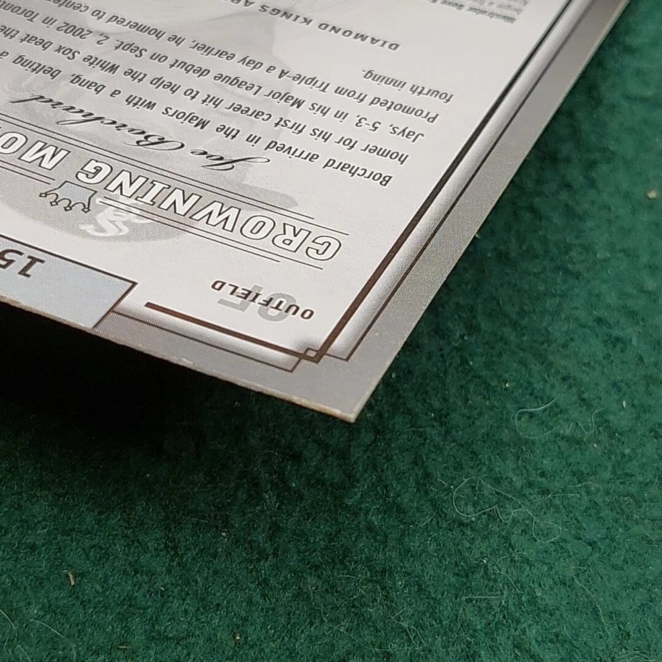 Joe Borchard 2003 Donruss Diamond Kings White Sox ROOKIE Baseball Card #151 - Image 4 of 4