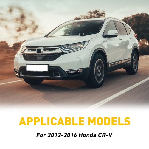 FOR HONDA CRV 2012-2016 6PCS/SET DOOR TRIM PIANO COVER WINDOW/BLACK PILLAR POSTS - Picture 7 of 7