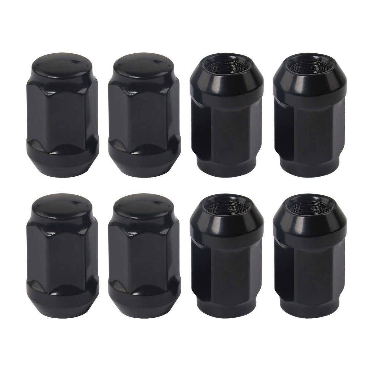 20 Pack Chrome Open End Lug Nuts - M12x1.25 Thread For Subaru, Suzuki, City Express