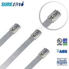 Image of SureFast Stainless Steel Ball Lock Cable Ties (7.9mm, 304)