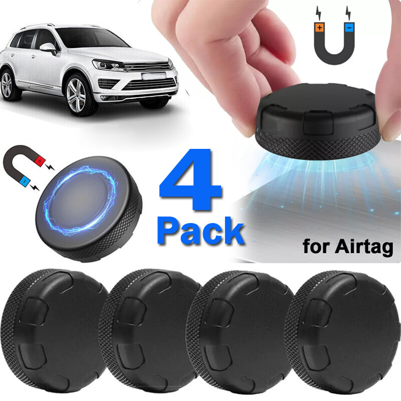 4 Pack For Vehicles With Apple Air Tag Car Hidden GPS Tracker Magnetic Case - US