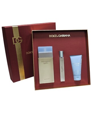 Light Blue by Dolce and Gabbana for Women - 3 Pc Gift Set