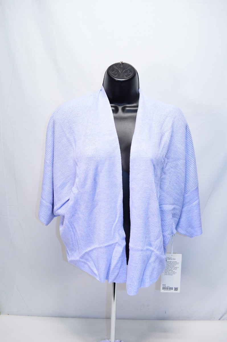 NWT Lululemon Boxy Cashlu Knit Wrap Heathered Pastel Blue Size XS - Main Image