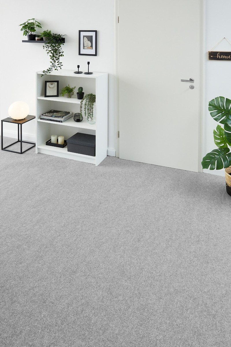 HMM Nadelvlies Teppich Meterware 2m Breit - Braun Schwer Entflammbar