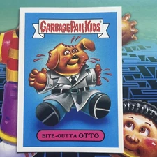 2018 Garbage Pail Kids We Hate The 80s Tv Shows & Ads 8b Bite Outta Otto