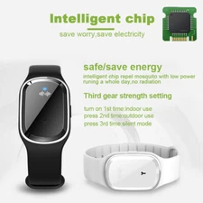 Mosquito Repellent Bracelet Ultrasonic Insect Pest Repeller Wristband 17