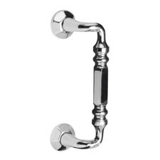 Rondo 8" Center-to-Center Single Sided Offset Pull - Polished Nickel