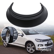 Fender Flares Extra Wide Body Wheel Arches Kit Black Mudguards For VW Touareg