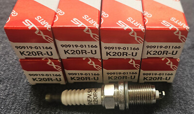 Toyota Sequoia 01-04 Tundra 00-04 V8 4.7L Spark Plug Set of 8 OEM 90919-01166