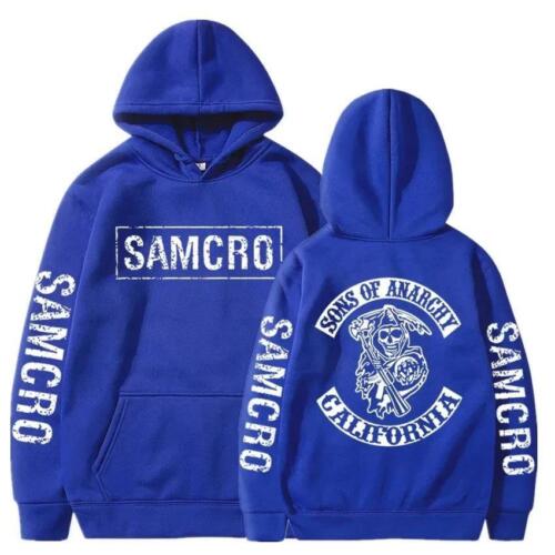 Sons of Anarchy SAMCRO Gráfico Sudadera con Capucha Hombre Ropa de Calle Otoño Hombres Mujeres Alto - Imagen 17 de 27