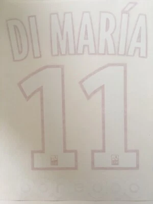Flocage Officiel PSG Di Maria 11 Home Ligue 1 Junior Enfant 2015/2016/2017/2018 - Photo 1/3