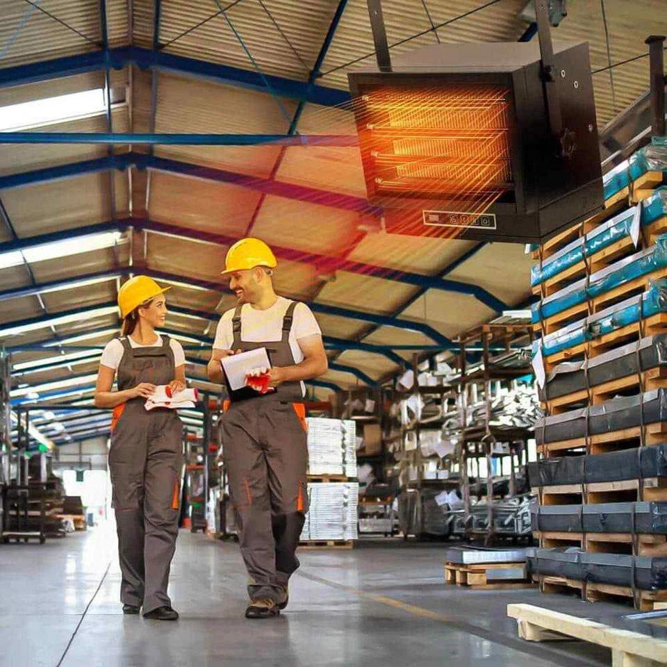 Edendirect 8500-Watt Black Electric Garage Heater Micathermic Space Heater - Image 2 of 4