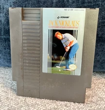 Jack Nicklaus' Greatest 18 Holes of Major Championship Golf (Nes) Tested/Working