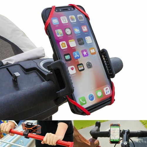 Universal Bike Bicycle Handlebar Stand Mount Holder For Mobile Cell Phone GPS - Picture 5 of 12