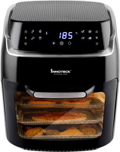 Innoteck 12L Digital Air Fryer Oven with Rotisserie and Dehydrator Black - Picture 1 of 7