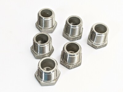 MSS SP114 3/8 x 1/8 Tay Hex Coupling 5/8  Thread Diameter LOT OF 6