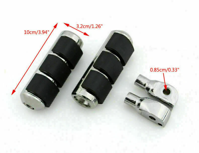 Rear Foot Pegs Fits Suzuki Intruder1400 1500 LC Boulevard S83 C90 Marauder800 AV - Imagem 3 de 3
